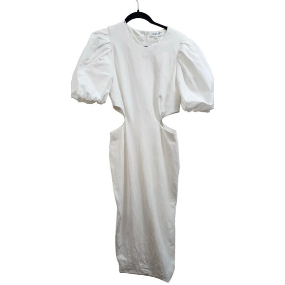 Elliatt Suffage Dress - Midi Dress White Size L - Picture 3 of 16